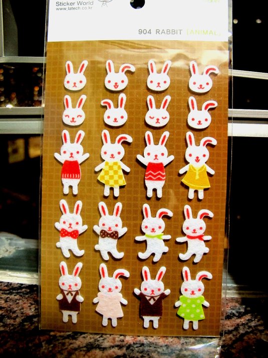 rabbit stickers