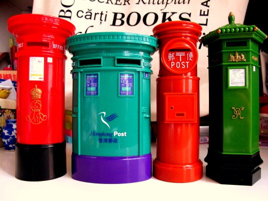 4 post boxes!