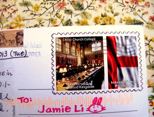 Christ Church College stamp