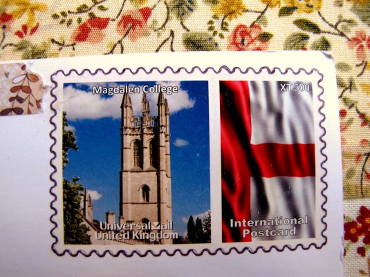 Magdalen college (Oxford) stamp